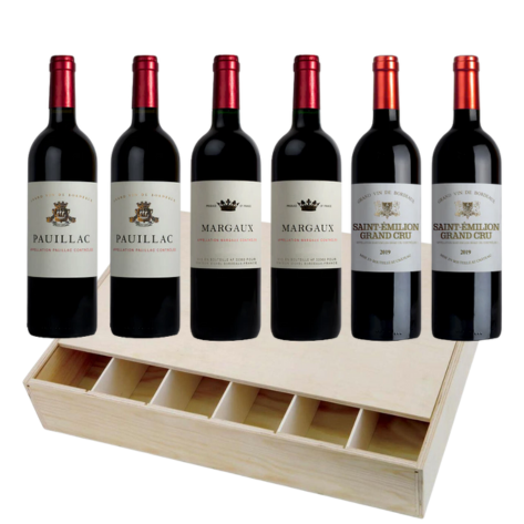 Declassified Fine Wine 6 Red Wine Case - Original Wooden Case