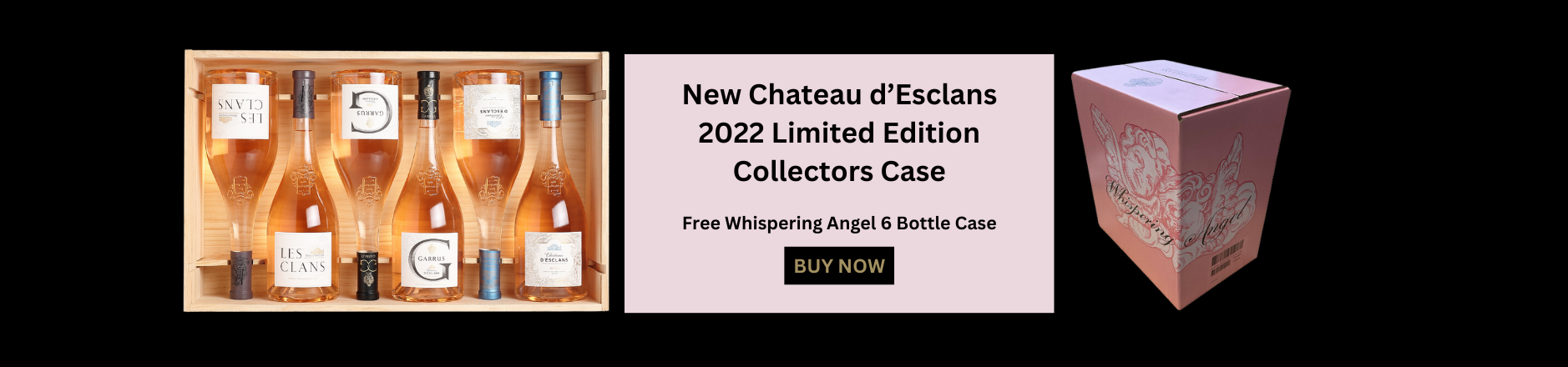 FINE WINES - New Chateau d’Esclans 2022 Limited Edition Collectors Case + Free Whispering Angel 6 Bottle Case