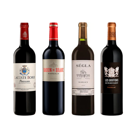 Bordeaux Second Wines 12 Reds Wine Case©