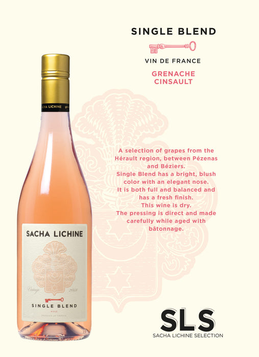 Sacha Lichine Single Blend Rosé 2017 Bottle 75cl