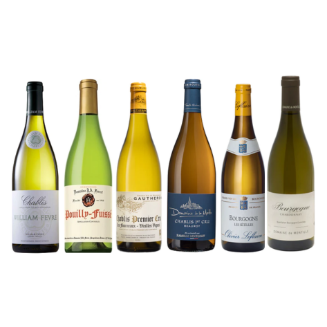 Burgundy Premium 6 Whites Wine Case - Fine Wine Direct Exclusive