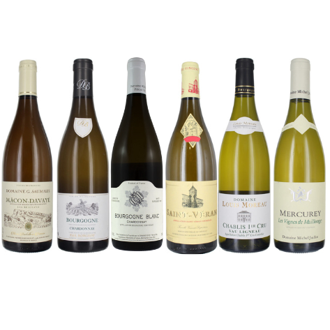 Burgundy Premium 12 White Wine Case - Fine Wine Direct