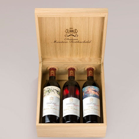 Mouton Rothschild Special Case - 3 bottles - 2005, 2009 & 2010