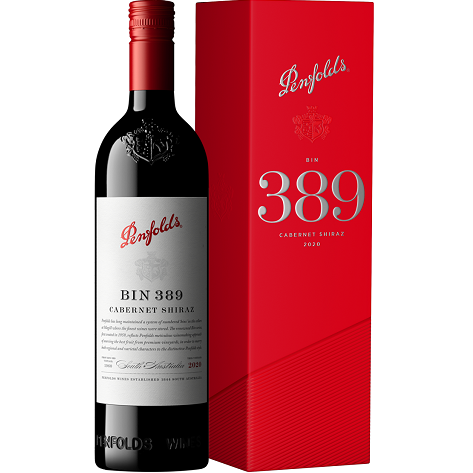 Penfolds, Bin 389 Cabernet Shiraz 2020, Australia 'Baby Grange' - Gift Case
