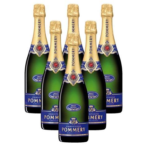 Pommery Brut Royal Champagne NV 6 Champagne Case