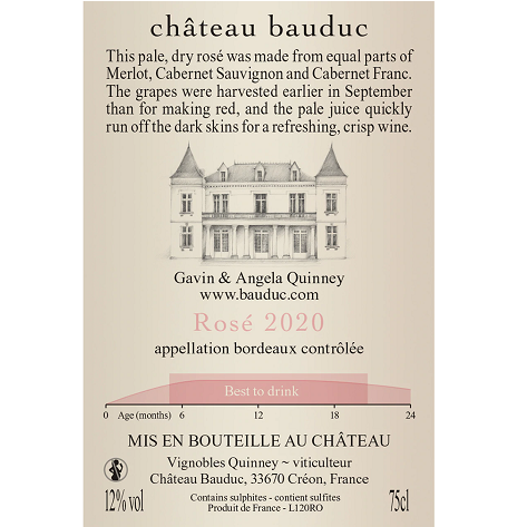 Château Bauduc Rosé 2020/2021