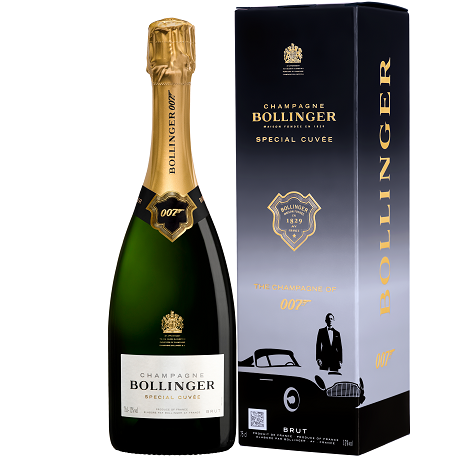 Bollinger Special Cuvee 007 Limited Edition NV, Gift Box, Flash Bollinger Special Cuvee 007 Limited Edition NV, Gift Box, Flash