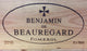 Benjamin de Beauregard 2016, Pomerol - wooden case